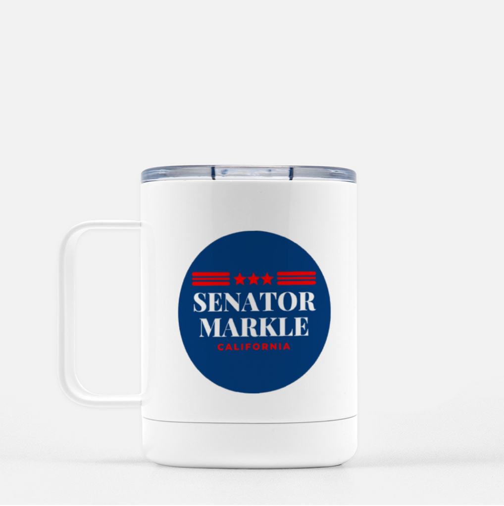 Senator Markle Travel Mug with Lid 10 oz.