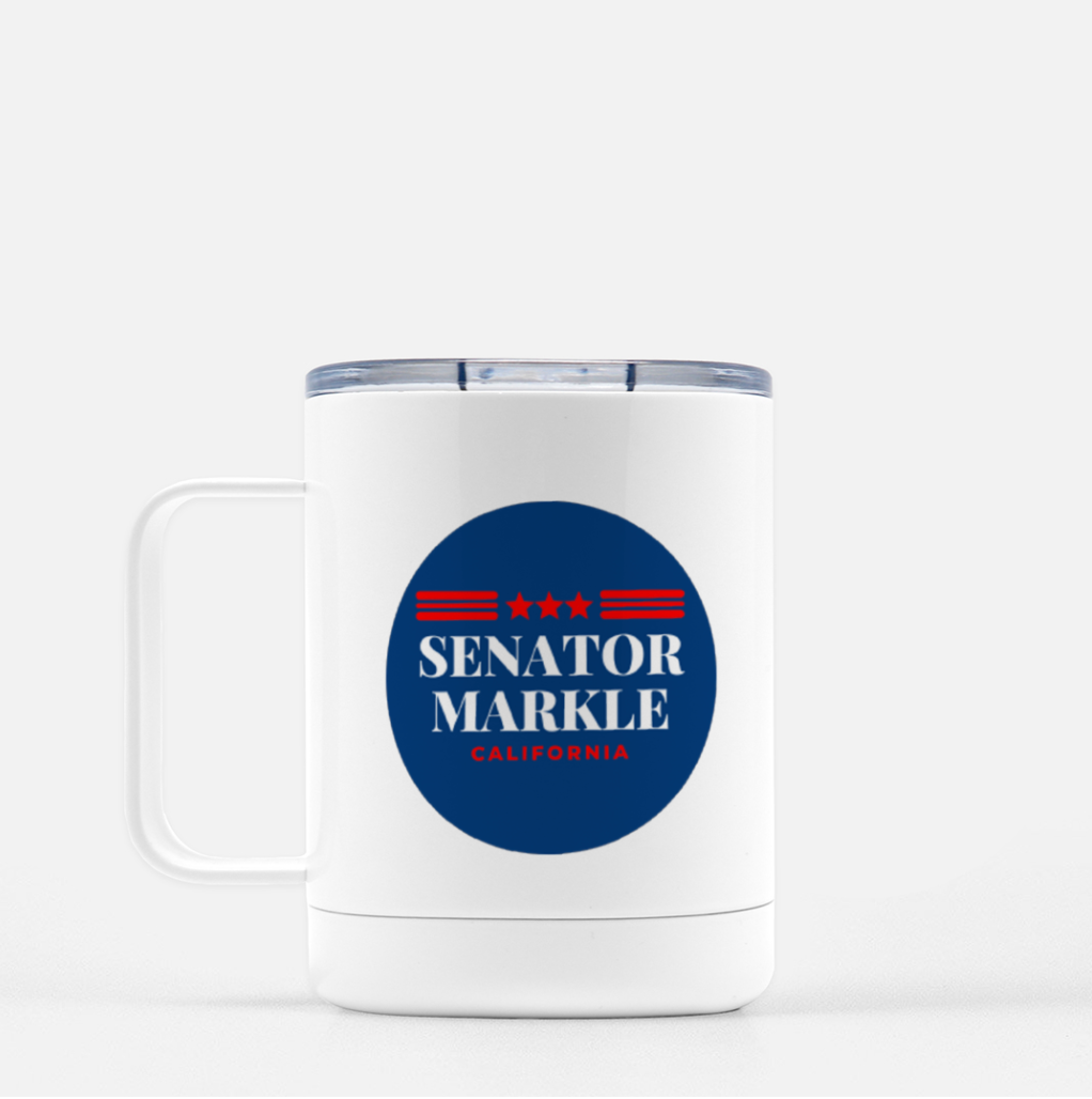 Senator Markle Travel Mug with Lid 10 oz.